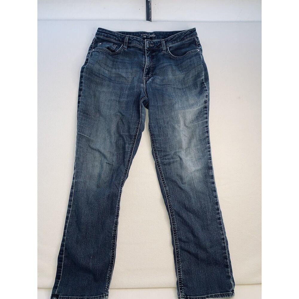 Riders by Lee Indigo Jeans Womens 35x30 Blue Mid Rise Stone Wash 5-Pocket